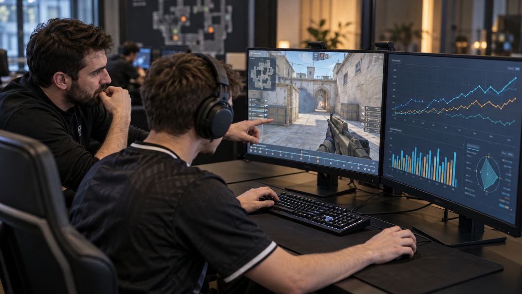 reviewing a tactical shooter replay